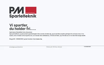 pmspartelteknik.dk snapshot