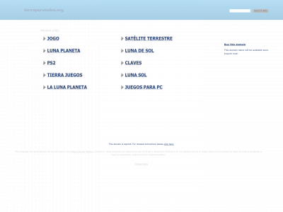 tierraparatodos.org snapshot