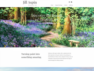 jillaspinart.co.uk snapshot