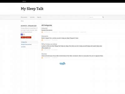 mysleeptalk.com snapshot