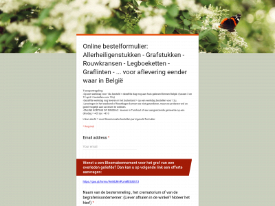 eengrafstukbestellen.be snapshot