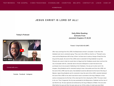 thebodyofchrist.church snapshot