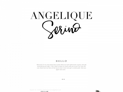 angeliqueserino.com snapshot