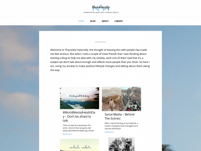 thanxiety.com snapshot
