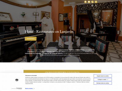 hotelrestaurantelanjaron.com snapshot
