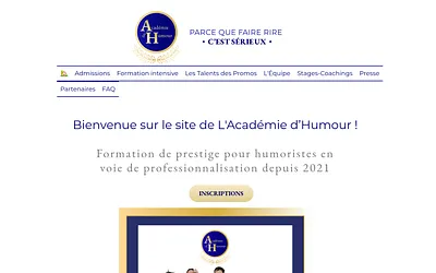 academiedhumour.com snapshot
