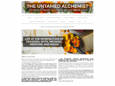 theuntamedalchemist.com snapshot