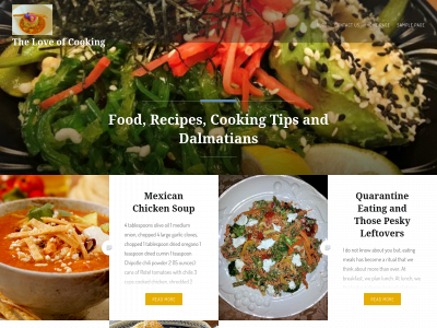theloveofcooking.com snapshot