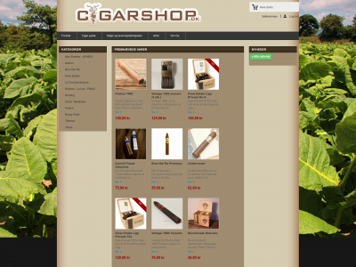 cigarshop.dk snapshot