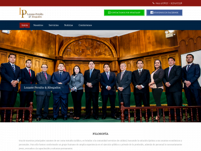 lozanoperaltaabogados.com snapshot