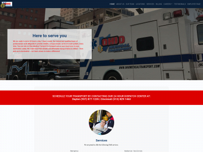 ohiomedicaltransport.com snapshot
