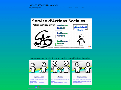 servicedactionssociales.be snapshot