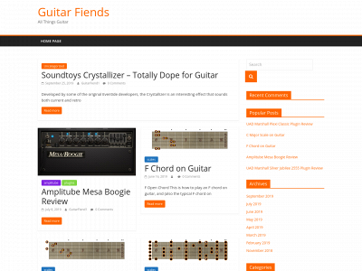 guitarfiends.com snapshot