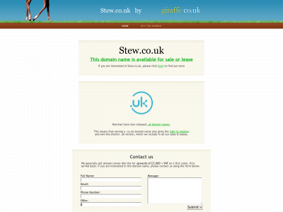 stew.co.uk snapshot
