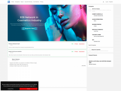 beautyexporter.com snapshot