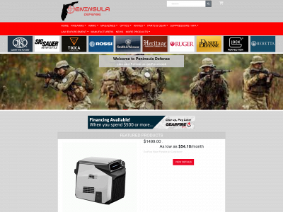 www.peninsuladefense.com snapshot