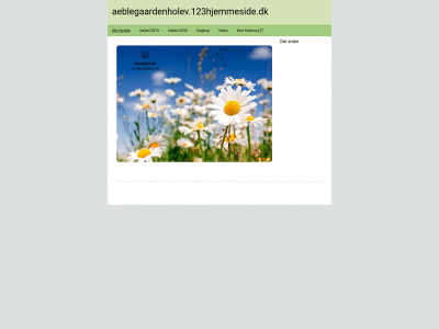 aeblegaardenholev.123hjemmeside.dk snapshot