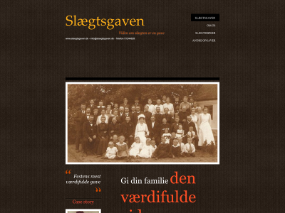 slaegtsgaven.dk snapshot