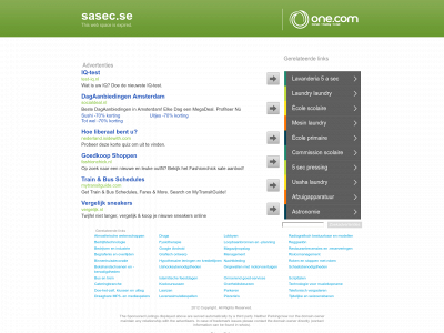 sasec.se snapshot