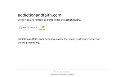addictionandfaith.com snapshot