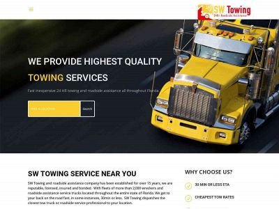 spiderwebtowing.com snapshot
