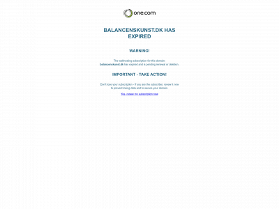 balancenskunst.dk snapshot