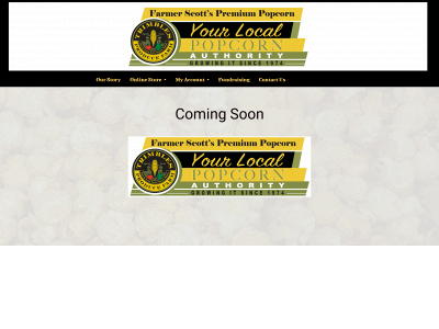 farmerscottspremiumpopcorn.com snapshot