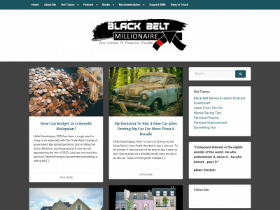 theblackbeltmillionaire.com snapshot