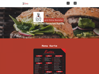 rusticarestaurant.ch snapshot