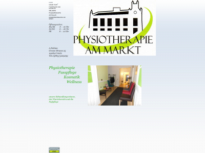 physiotherapie-am-markt.com snapshot