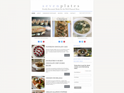 sevenplates.com snapshot