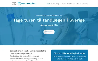 citytandlaegerneilund.se snapshot