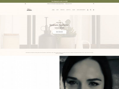 www.stratumaesthetics.com snapshot