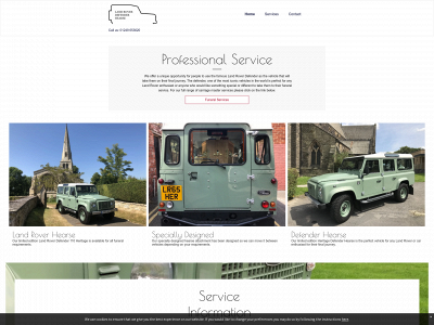 landroverdefenderhearse.co.uk snapshot