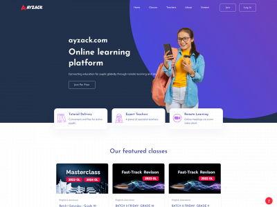 ayzack.com snapshot