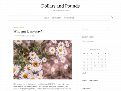 dollarsandpoundsblog.com snapshot