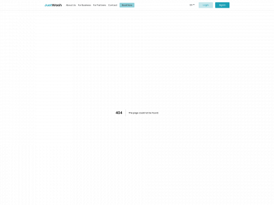 testjustwash.online snapshot