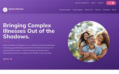mindsandmiraclesfoundation.org snapshot