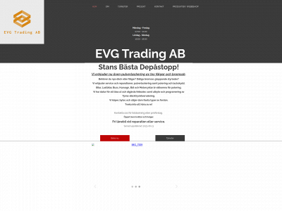 evgtrading.se snapshot