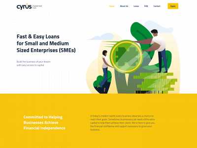 cyrusinvestmenthub.com snapshot