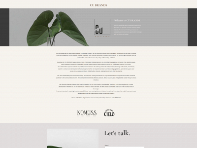 cubrands.be snapshot