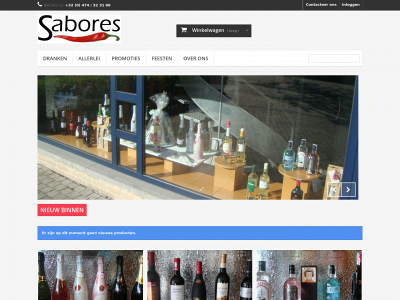 sabores.be snapshot