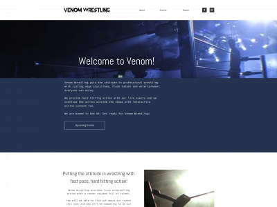 venomshockwrestling.com snapshot