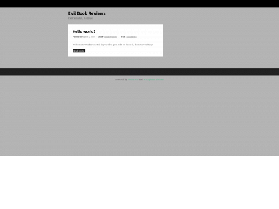 evilbookreviews.com snapshot