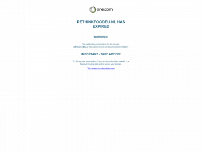 rethinkfoodeu.nl snapshot