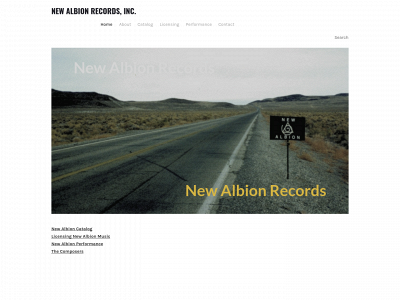 www.newalbion.com snapshot