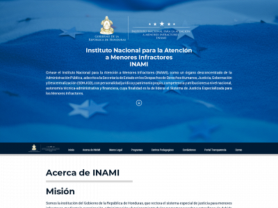 inami.gob.hn snapshot