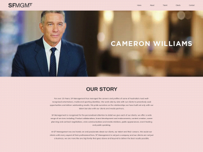 sfcelebritymanagement.com.au snapshot
