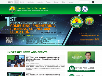 isu.edu.ph snapshot