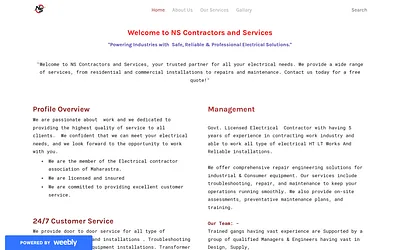 nscontractorsandservices.weebly.com snapshot